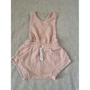 Childhoods romper shortie light pink size 6-12M